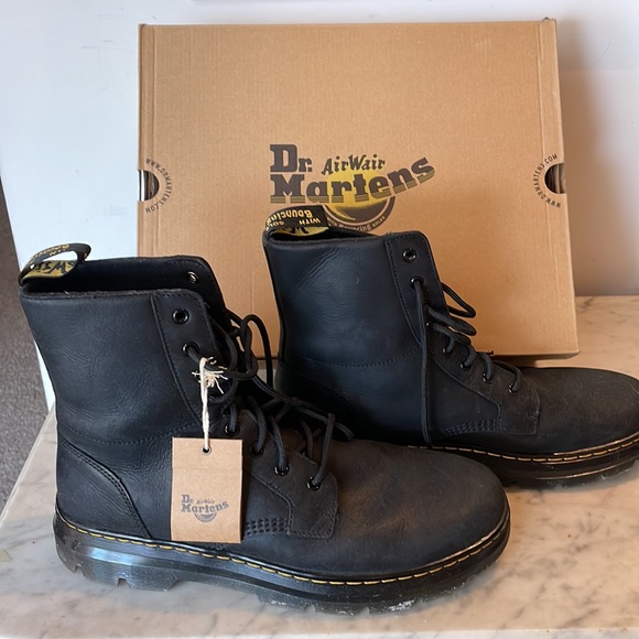 Dr.Martens AirWair Men’s Black Combs Leather Wyoming US13 - Picture 4 of 12
